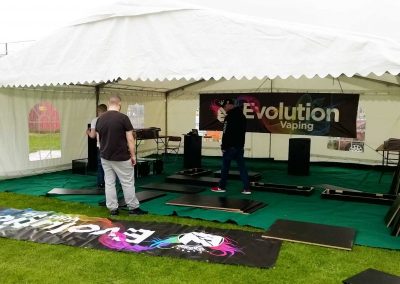 music event marquees for festivals